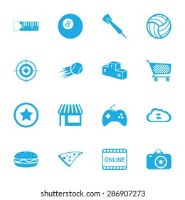 Vector illustration of sport set icon