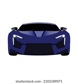 Vector illustration of a sports car