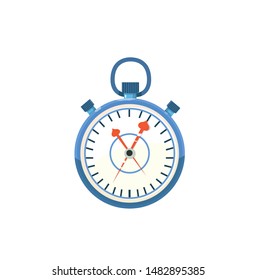 vector illustration with a sports stopwatch