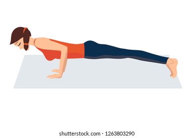 Sets Man Doing Exercise Board Balancing Stock Vector (Royalty Free ...