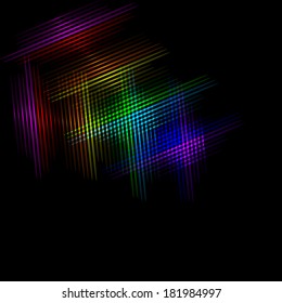 Vector illustration of Spotlight. Bright, abstract background