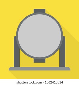 Vector illustration of spotlight and light sign. Web element of spotlight and floodlight stock vector illustration.