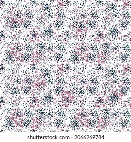 Vector illustration with spots and splashes. Seamless pattern of grunge wall texture. Blank for printing on fabrics or paper