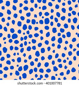 Vector illustration with spotted seamless psatern