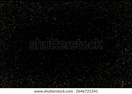 Vector illustration spray gold glitter stardust texture frame background design
