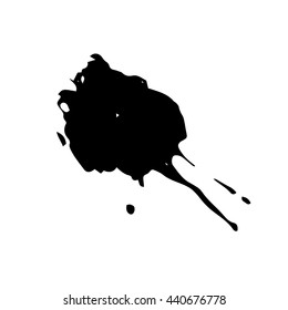 Vector illustration. Spray paint. Vector texture on white background.Texture, made a round soft brush