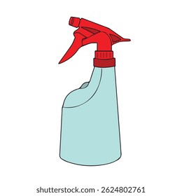 vector illustration of spray tool in origional color styles