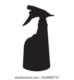 vector illustration of spray tool in sillhoutte color styles