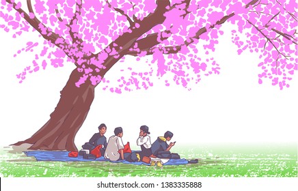 上野 桜 のイラスト素材 画像 ベクター画像 Shutterstock