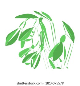 Vector illustration with spring flowers