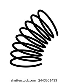 Vector illustration of spring icon on white background.