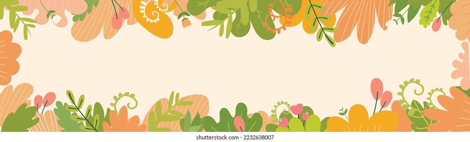 Vektorgrafik des floralen Frühlingsgrundes