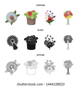 Vector illustration of spring and wreath sign. Collection of spring and blossom stock symbol for web.