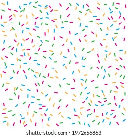 Vector illustration sprinkle birthday party background