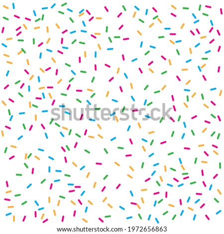 Vector illustration sprinkle birthday party background