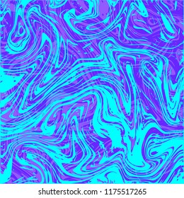 Vector illustration. Square abstract colored background. Marble texture. blue, purple