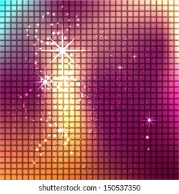 Vector illustration with a square pattern