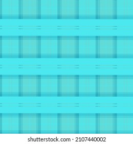 Vector illustration of a square pattern of a turquoise tablecloth. The concept decoration and fabric design.