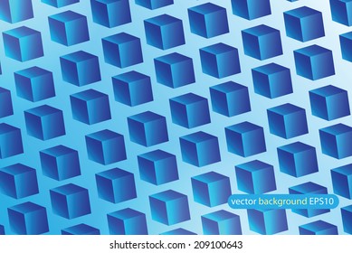 Vector illustration a lot of squares