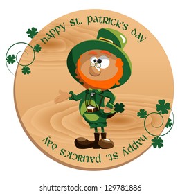 Vector illustration: St. PatrickÃ¢Â?Â?s Day design elements for cards and wallpaper - Part 8 (vector)