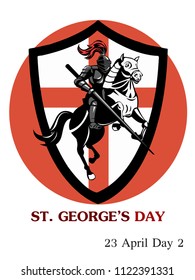 Vector Illustration of St George's Day