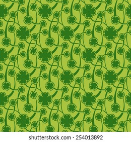 Vector illustration of St. Patrick day seamless pattern