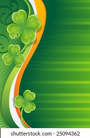 Vector illustration - st. patrick's background