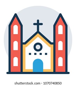 
Vector illustration of St Patrick's Cathedral, Armagh 
