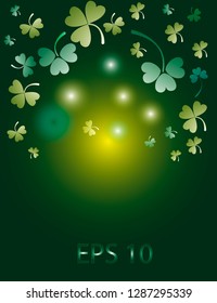 Vector illustration for St. Patrick's Day. Greeting card. EPS 10.