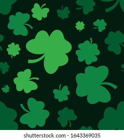 Vector illustration St. Patrick's Day seamless pattern.