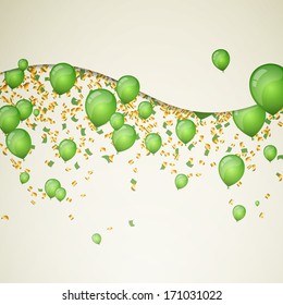 Vector Illustration of a St. Patrick's Day Background