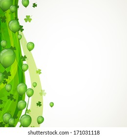 Vector Illustration of a St. Patrick's Day Background
