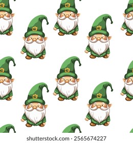 Vector illustration, St. Patrick's Day patterns and elements for decoration	