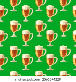 Vector illustration, St. Patrick's Day patterns and elements for decoration	