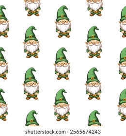 Vector illustration, St. Patrick's Day patterns and elements for decoration	