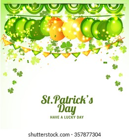 Vector Illustration of a St. Patrick's Day Background.