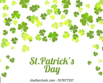 Vector Illustration of a St. Patrick's Day Background.