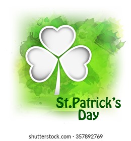 Vector Illustration of a St. Patrick's Day Background.