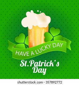 Vector Illustration of a St. Patrick's Day Background.
