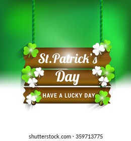 Vector Illustration of a St. Patrick's Day Background.