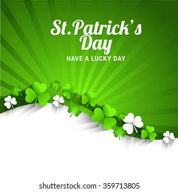 Vector Illustration of a St. Patrick's Day Background.