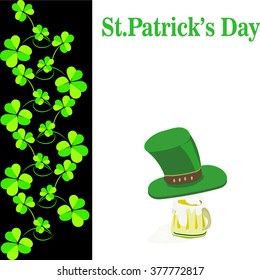Vector Illustration of a St. Patrick's Day Background