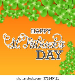  Vector illustration of a St. Patrick's Day Background.