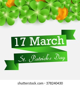  Vector illustration of a St. Patrick's Day Background.