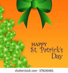  Vector illustration of a St. Patrick's Day Background.