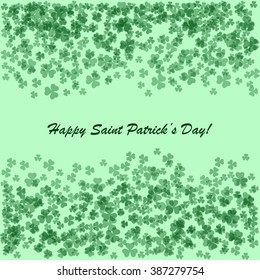 Vector Illustration of a St. Patrick's Day Background