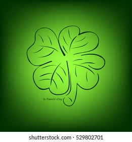 Vector Illustration of a St. Patrick's Day Background