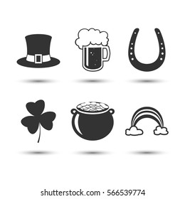 Vector Illustration of St. Patrick's Day Design Elements