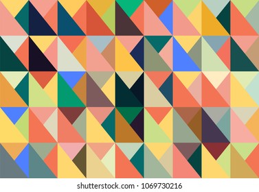 Vector illustration of Stained glass or tile.