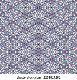 Vector illustration of stained-glass window ornamental eastern colorful arabic pattern, kaleidoscope